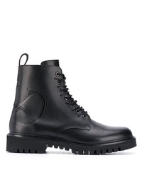 Bottes de loisirs en cuir noires Valentino Garavani