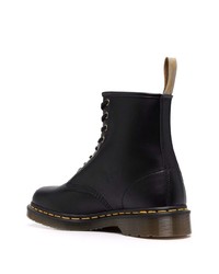 Bottes de loisirs en cuir noires Dr. Martens