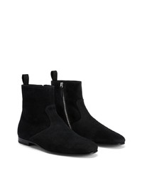 Bottes de loisirs en cuir noires Giuseppe Zanotti