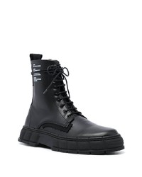 Bottes de loisirs en cuir noires Viron