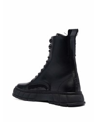 Bottes de loisirs en cuir noires Viron