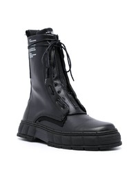 Bottes de loisirs en cuir noires Viron