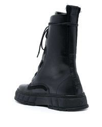 Bottes de loisirs en cuir noires Viron