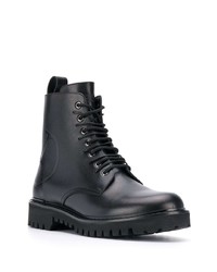 Bottes de loisirs en cuir noires Valentino Garavani