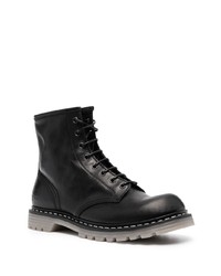 Bottes de loisirs en cuir noires Premiata