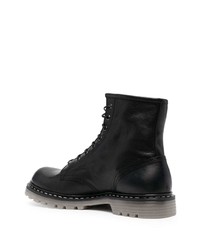 Bottes de loisirs en cuir noires Premiata