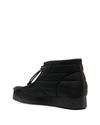 Bottes de loisirs en cuir noires Clarks