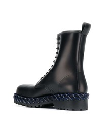 Bottes de loisirs en cuir noires Balenciaga