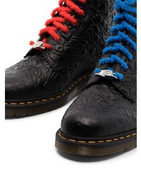 Bottes de loisirs en cuir noires Dr. Martens