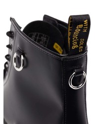 Bottes de loisirs en cuir noires Dr. Martens