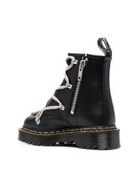 Bottes de loisirs en cuir noires Dr. Martens