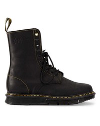 Bottes de loisirs en cuir noires Dr. Martens