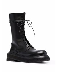 Bottes de loisirs en cuir noires Marsèll