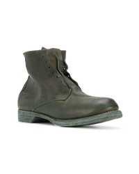 Bottes de loisirs en cuir olive Guidi