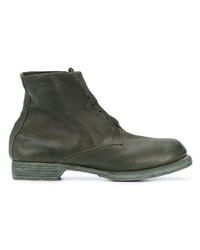 Bottes de loisirs en cuir olive Guidi