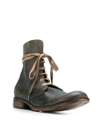 Bottes de loisirs en cuir olive A Diciannoveventitre