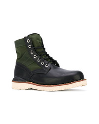 Bottes de loisirs en cuir vert foncé VISVIM