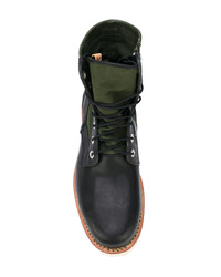 Bottes de loisirs en cuir vert foncé VISVIM