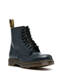 Bottes de loisirs en daim bleu marine Dr. Martens