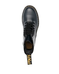 Bottes de loisirs en daim bleu marine Dr. Martens