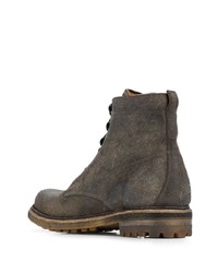 Bottes de loisirs en daim gris foncé Silvano Sassetti