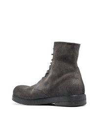 Bottes de loisirs en daim gris foncé Marsèll