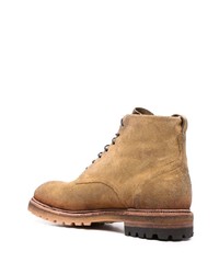 Bottes de loisirs en daim marron clair Silvano Sassetti