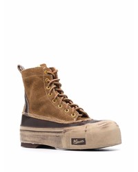 Bottes de loisirs en daim marron clair VISVIM