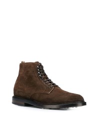 Bottes de loisirs en daim marron foncé Officine Creative