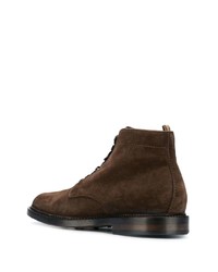 Bottes de loisirs en daim marron foncé Officine Creative