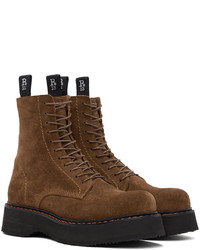 Bottes de loisirs en daim marron foncé R13