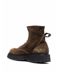 Bottes de loisirs en daim marron foncé Premiata