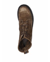 Bottes de loisirs en daim marron foncé Premiata