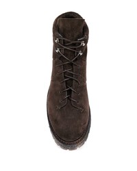 Bottes de loisirs en daim marron foncé Silvano Sassetti