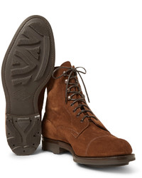 Bottes de loisirs en daim marron foncé Edward Green