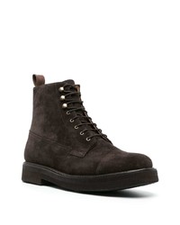 Bottes de loisirs en daim marron foncé Grenson