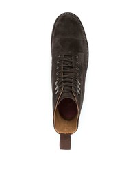 Bottes de loisirs en daim marron foncé Grenson