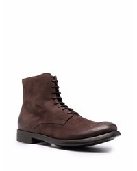 Bottes de loisirs en daim marron foncé Officine Creative