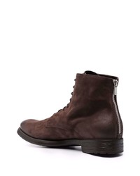 Bottes de loisirs en daim marron foncé Officine Creative