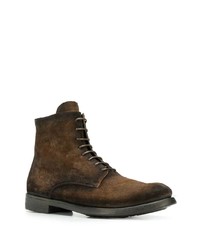 Bottes de loisirs en daim marron foncé Officine Creative