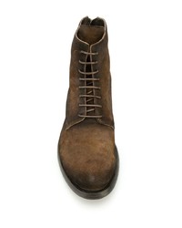 Bottes de loisirs en daim marron foncé Officine Creative