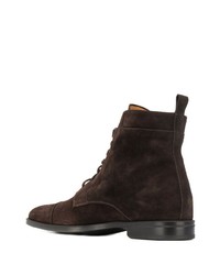 Bottes de loisirs en daim marron foncé Scarosso