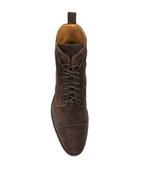 Bottes de loisirs en daim marron foncé Scarosso