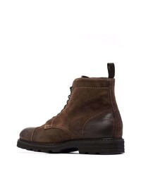 Bottes de loisirs en daim marron foncé Doucal's