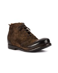 Bottes de loisirs en daim marron foncé Silvano Sassetti