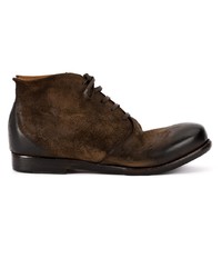 Bottes de loisirs en daim marron foncé Silvano Sassetti