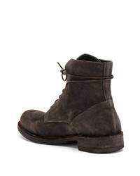 Bottes de loisirs en daim marron foncé Officine Creative