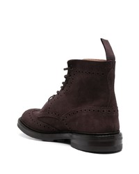 Bottes de loisirs en daim marron foncé Tricker's