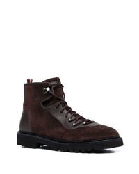 Bottes de loisirs en daim marron foncé Bally