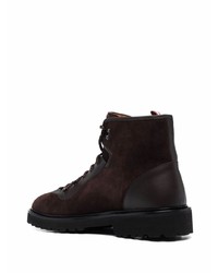 Bottes de loisirs en daim marron foncé Bally